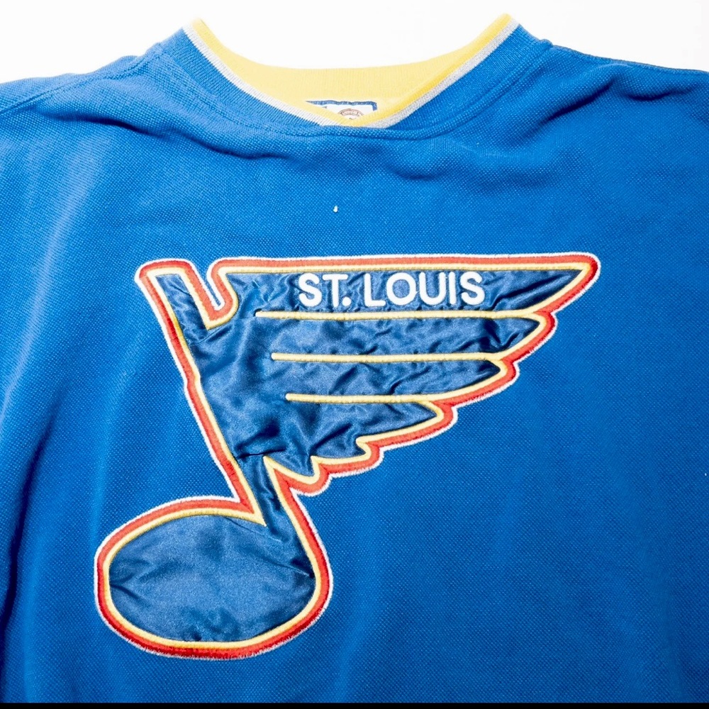 St. Louis Blues Starter Crewneck Vintage 90’s Embroidered Sweatshirt NHL Retro